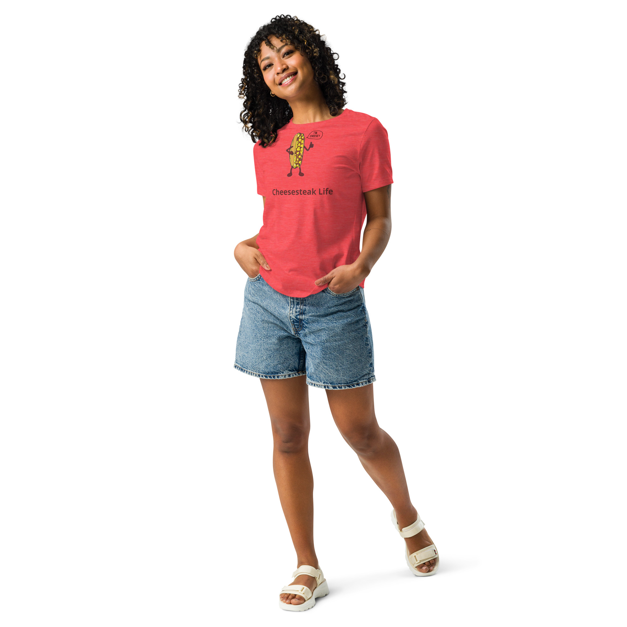 Mr. Cheesey - Women's Relaxed T-Shirt - Image 10