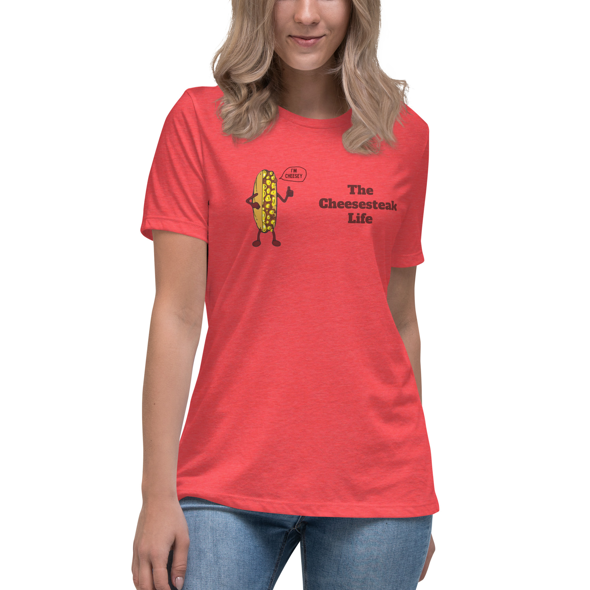 Women's Relaxed T-Shirt - Amigo Dan - Cheesey Beach - Image 13