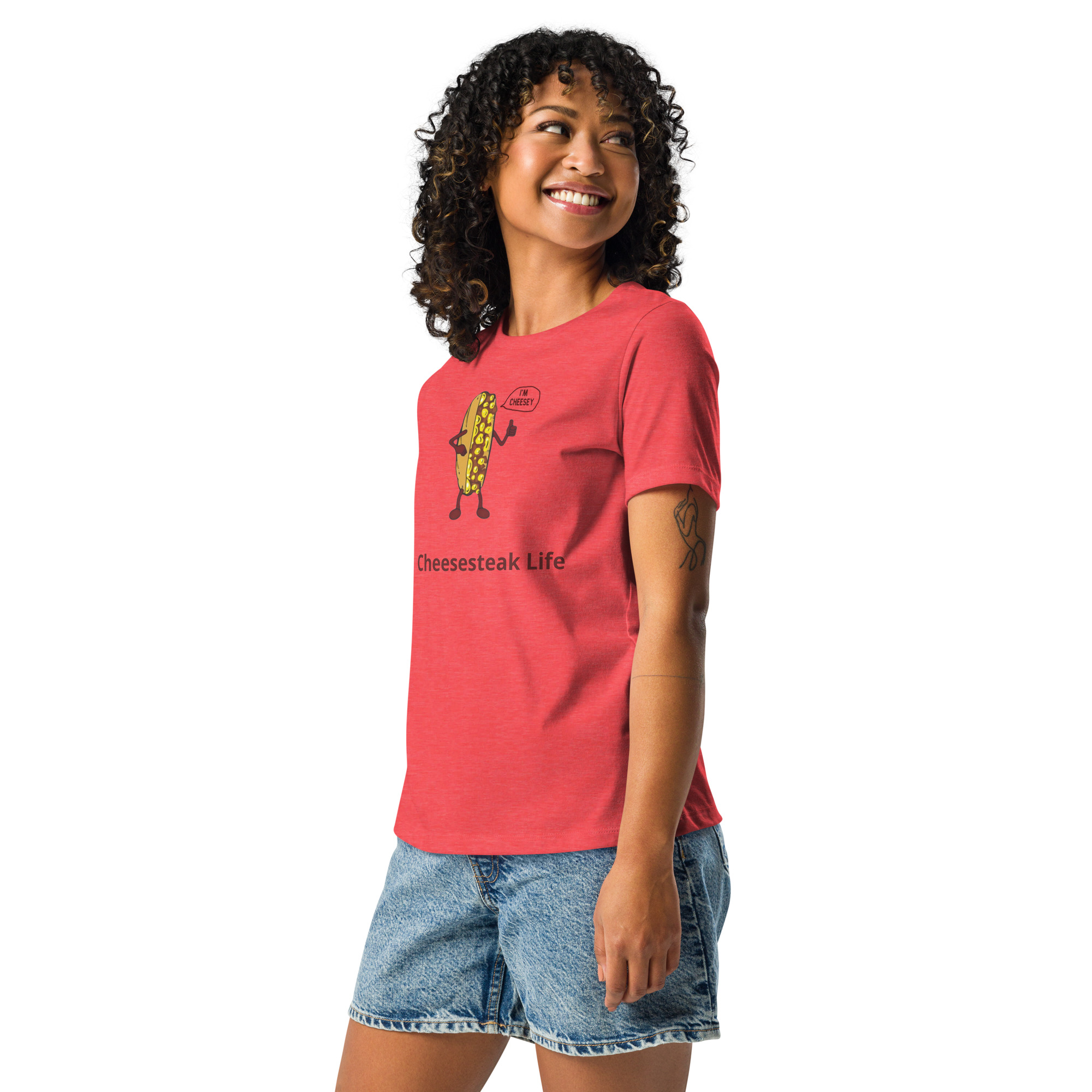 Mr. Cheesey - Women's Relaxed T-Shirt - Image 11