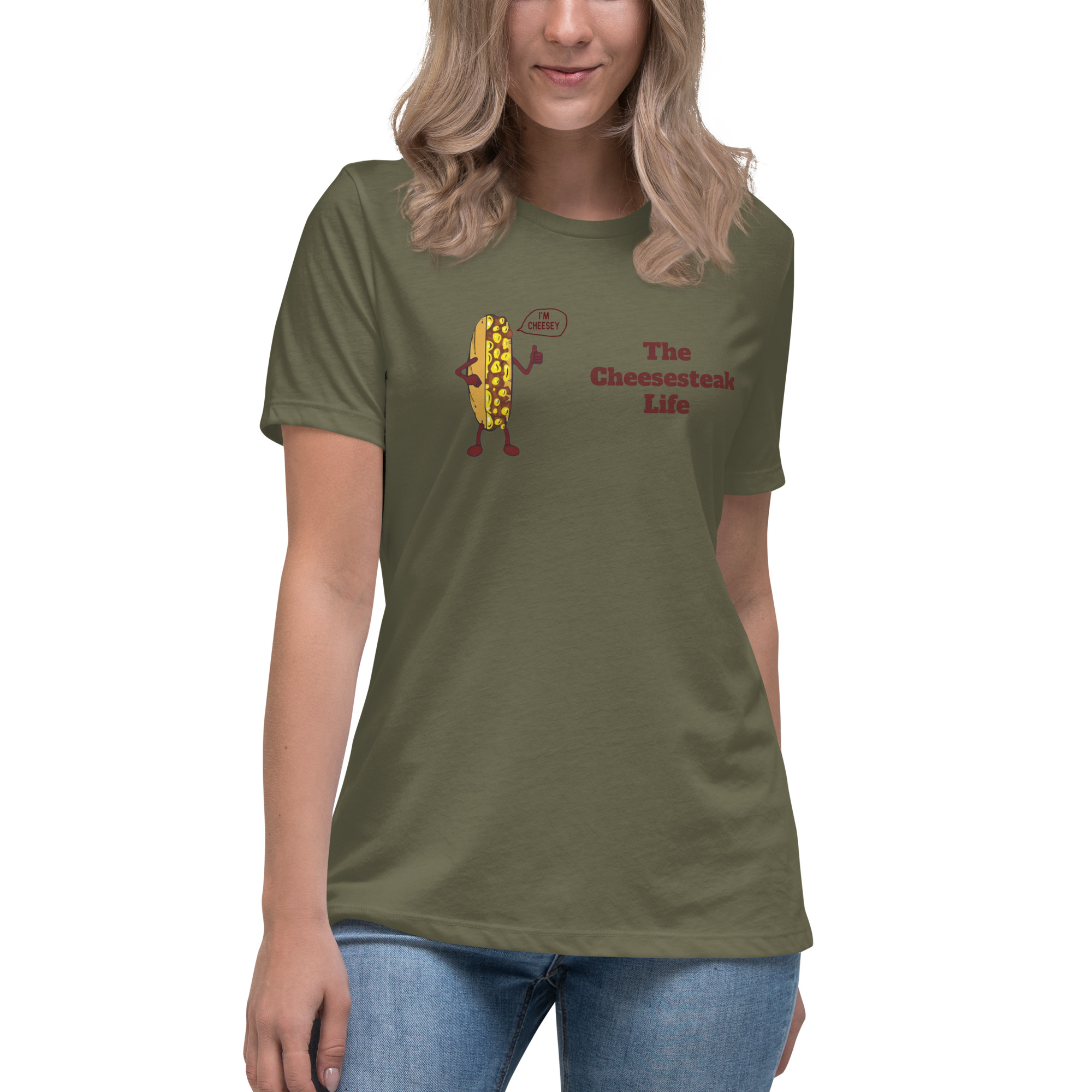 Women's Relaxed T-Shirt - Amigo Dan - Cheesey Beach - Image 9