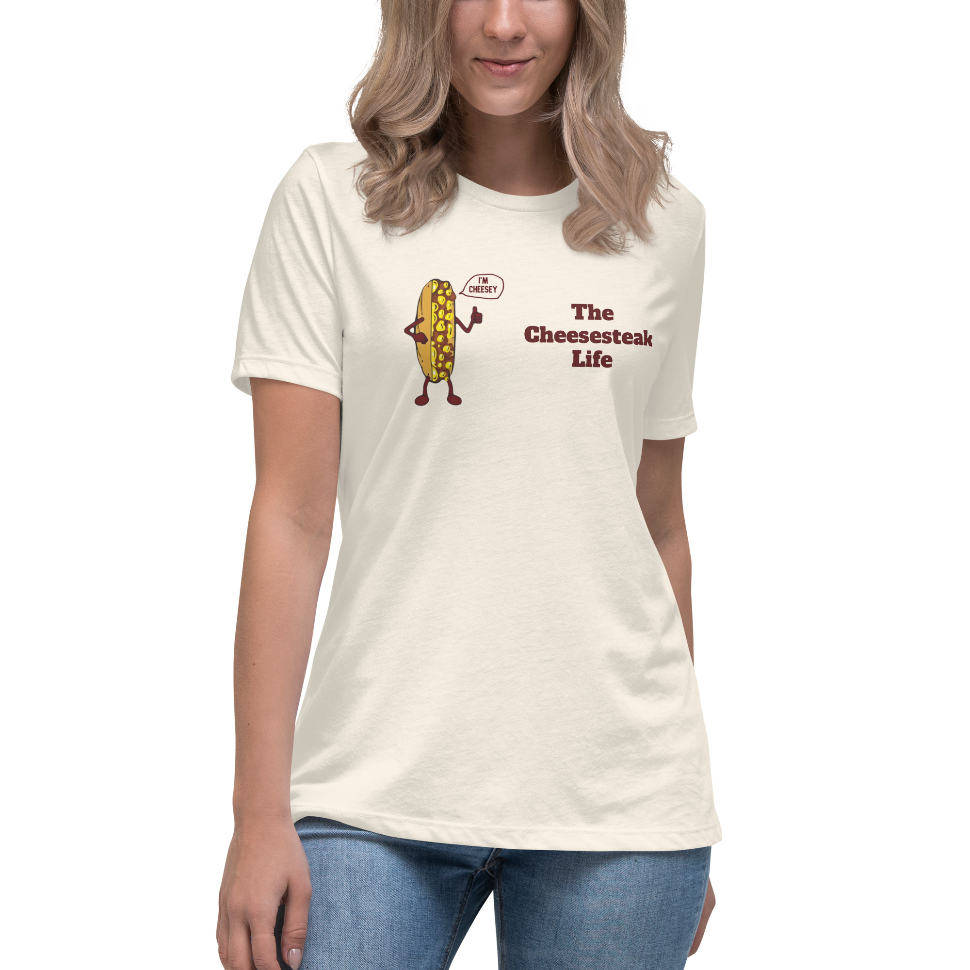 Women's Relaxed T-Shirt - Amigo Dan - Cheesey Beach - Image 29