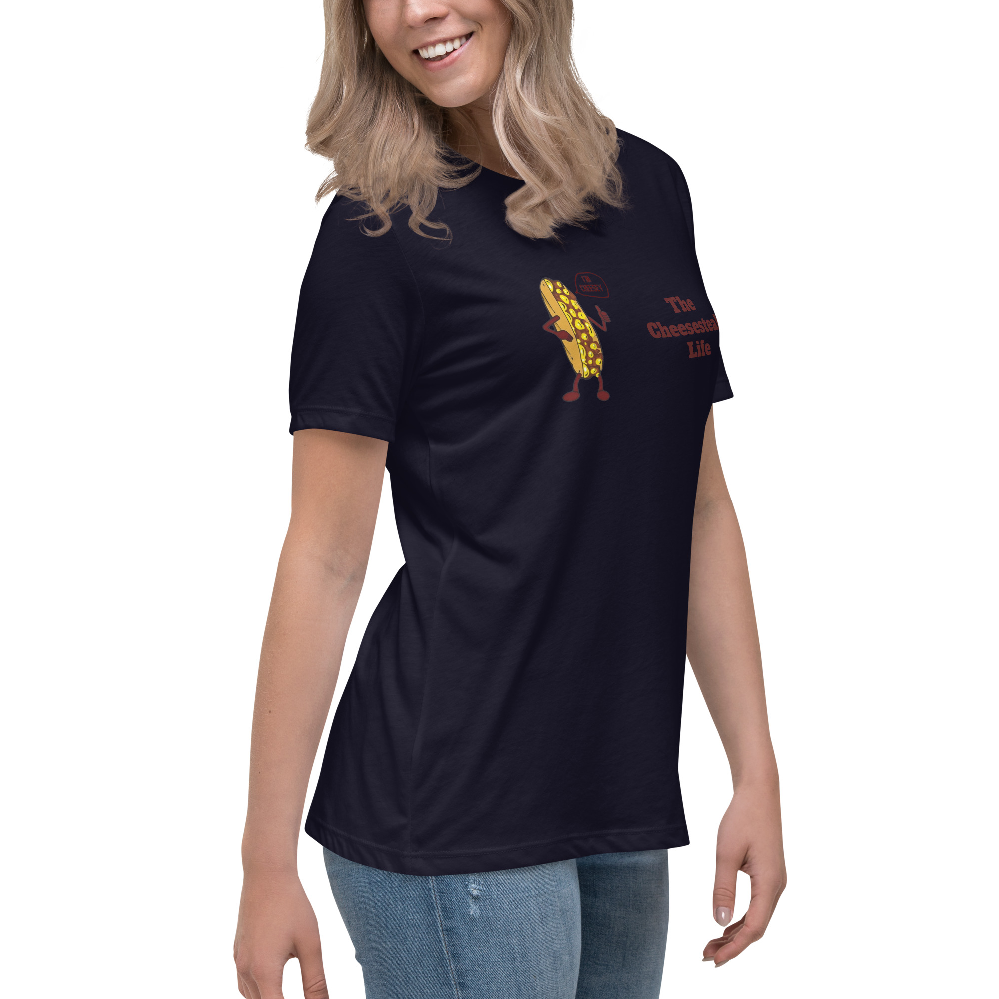 Women's Relaxed T-Shirt - Amigo Dan - Cheesey Beach - Image 3