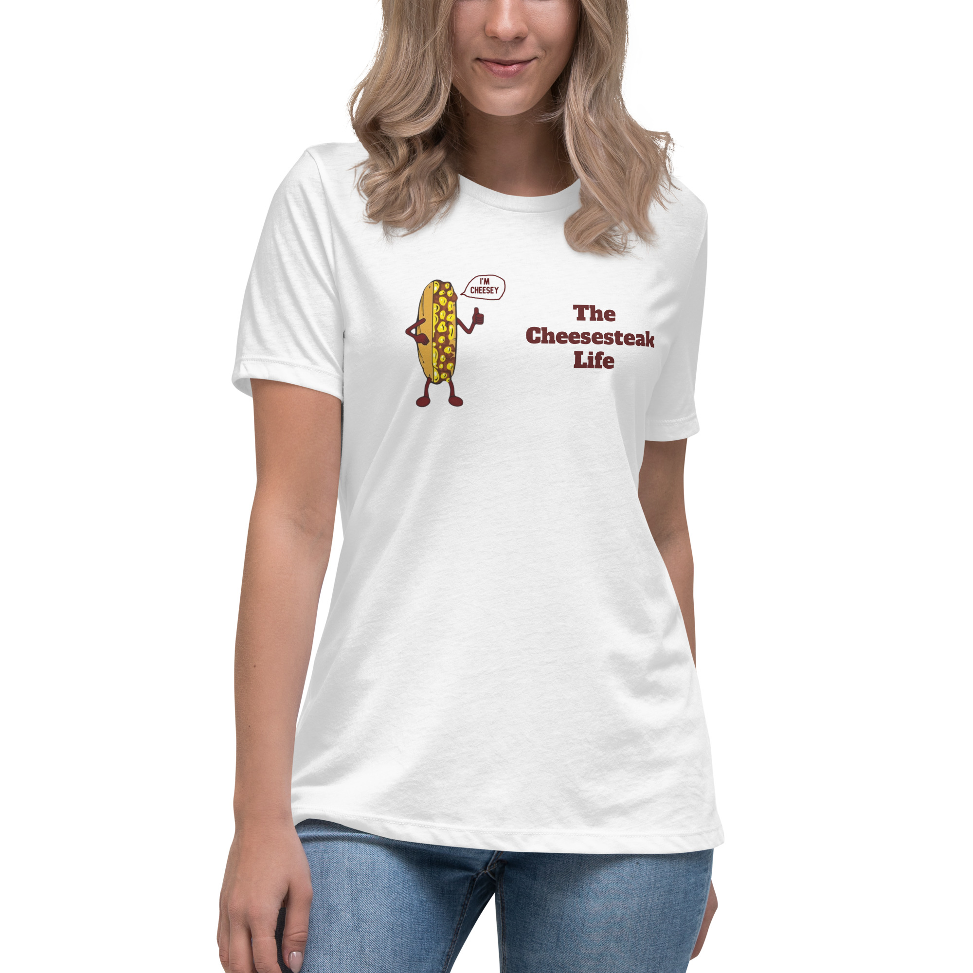 Women's Relaxed T-Shirt - Amigo Dan - Cheesey Beach - Image 33