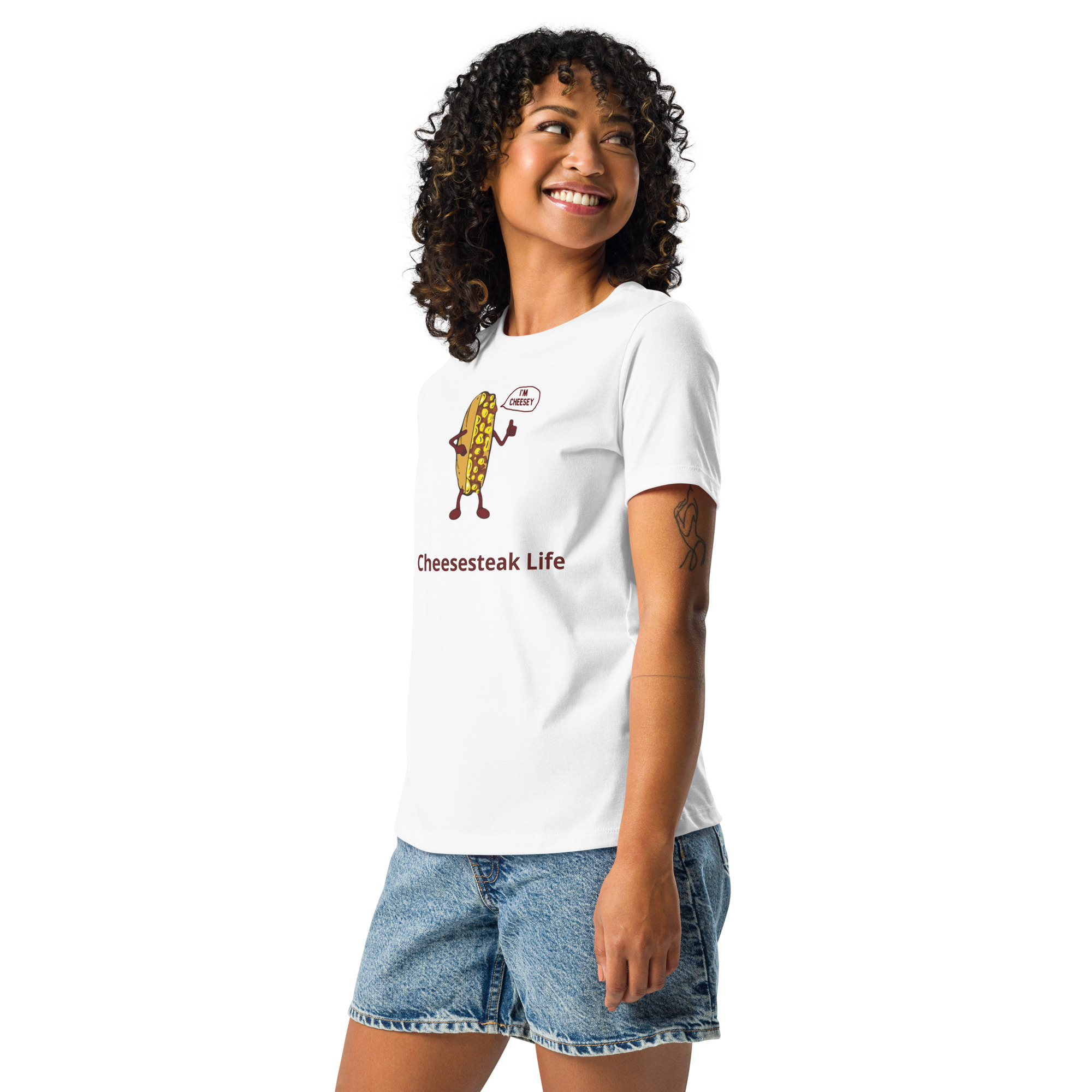 Mr. Cheesey - Women's Relaxed T-Shirt - Image 32