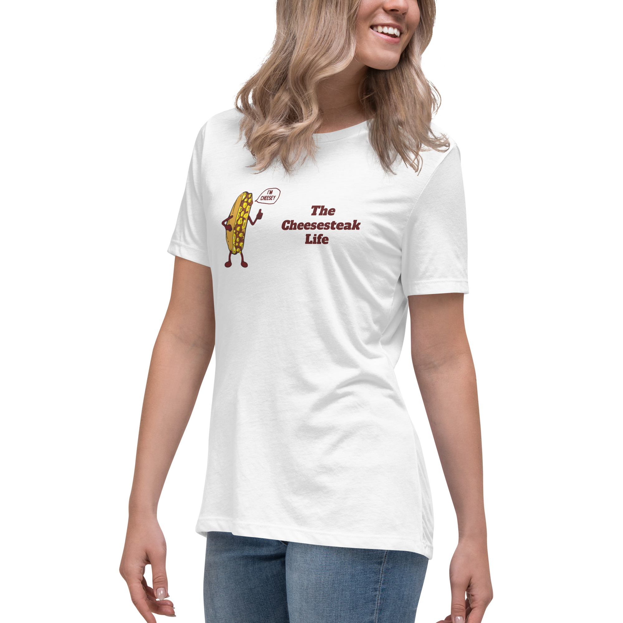 Women's Relaxed T-Shirt - Amigo Dan - Cheesey Beach - Image 34