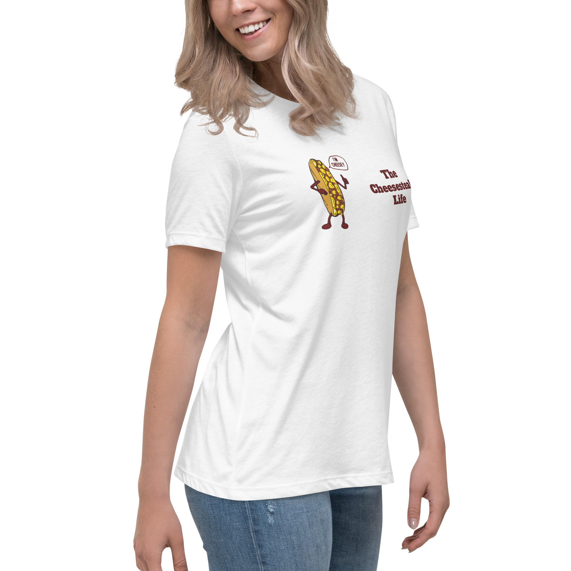 Women's Relaxed T-Shirt - Amigo Dan - Cheesey Beach - Image 35