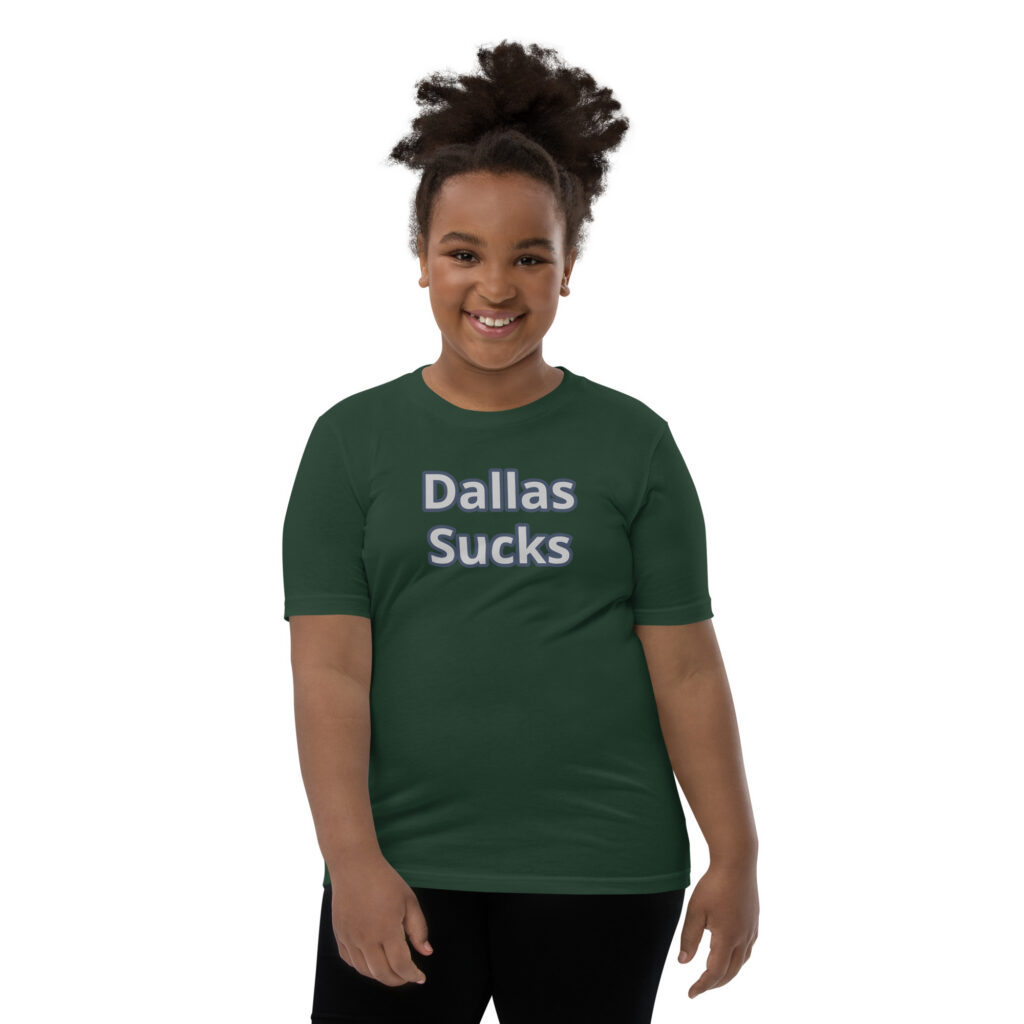 Youth T-Shirt - Dallas sucks - Cheesey Eagles Fan on back