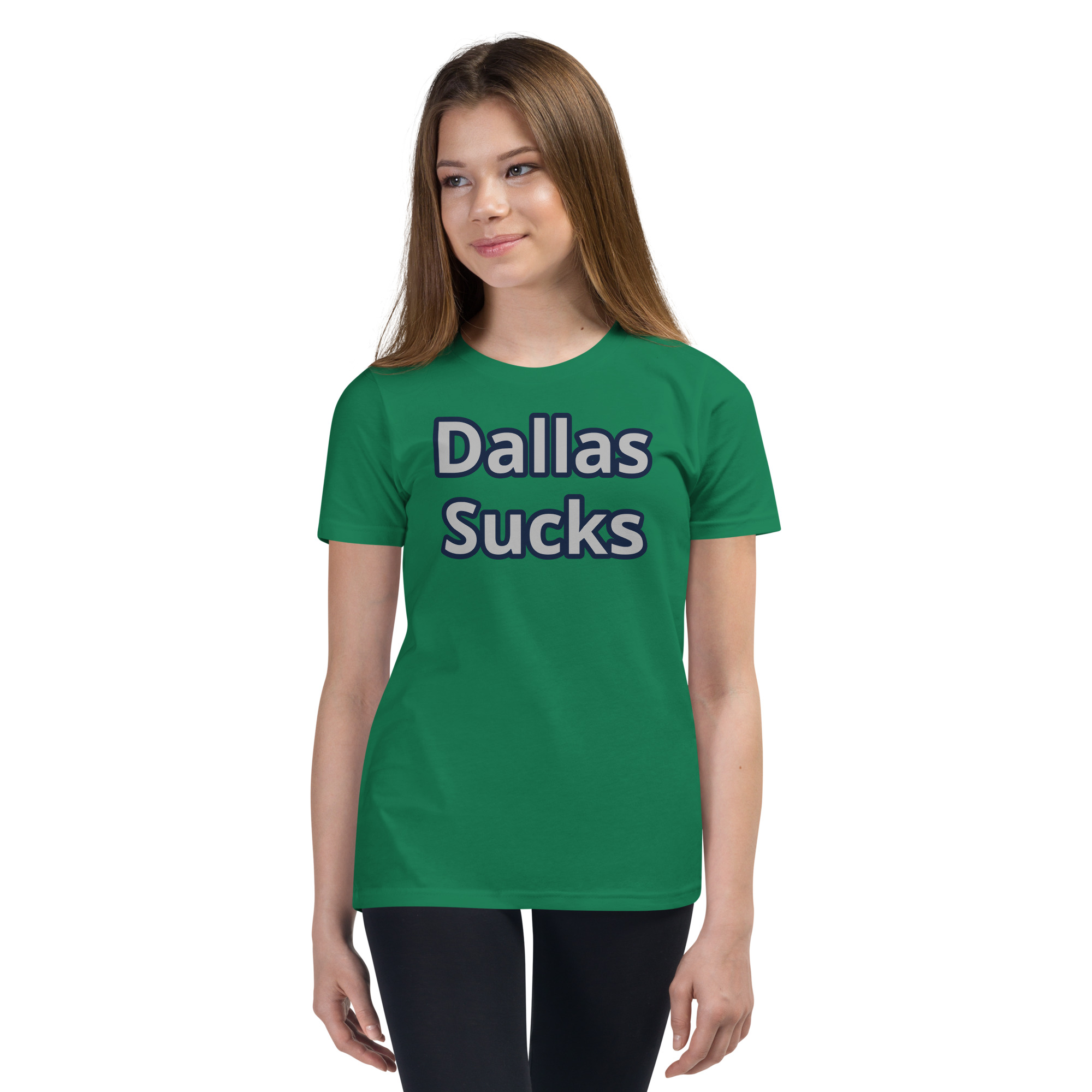 Youth Short Sleeve T-Shirt - Cheesesteak Life - Dallas sucks on front only