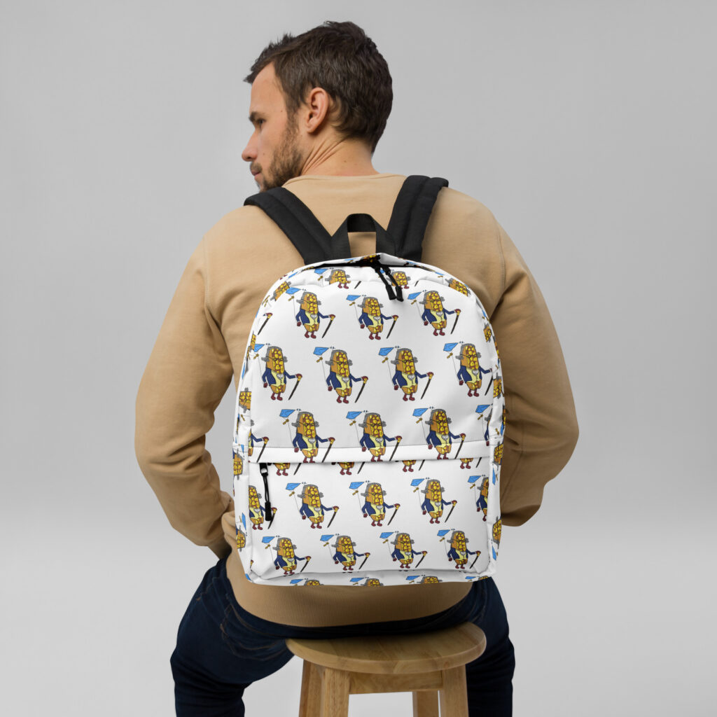 Backpack - The Cheesesteak Life - Cheesey Ben Franklin - Extra Cheesey