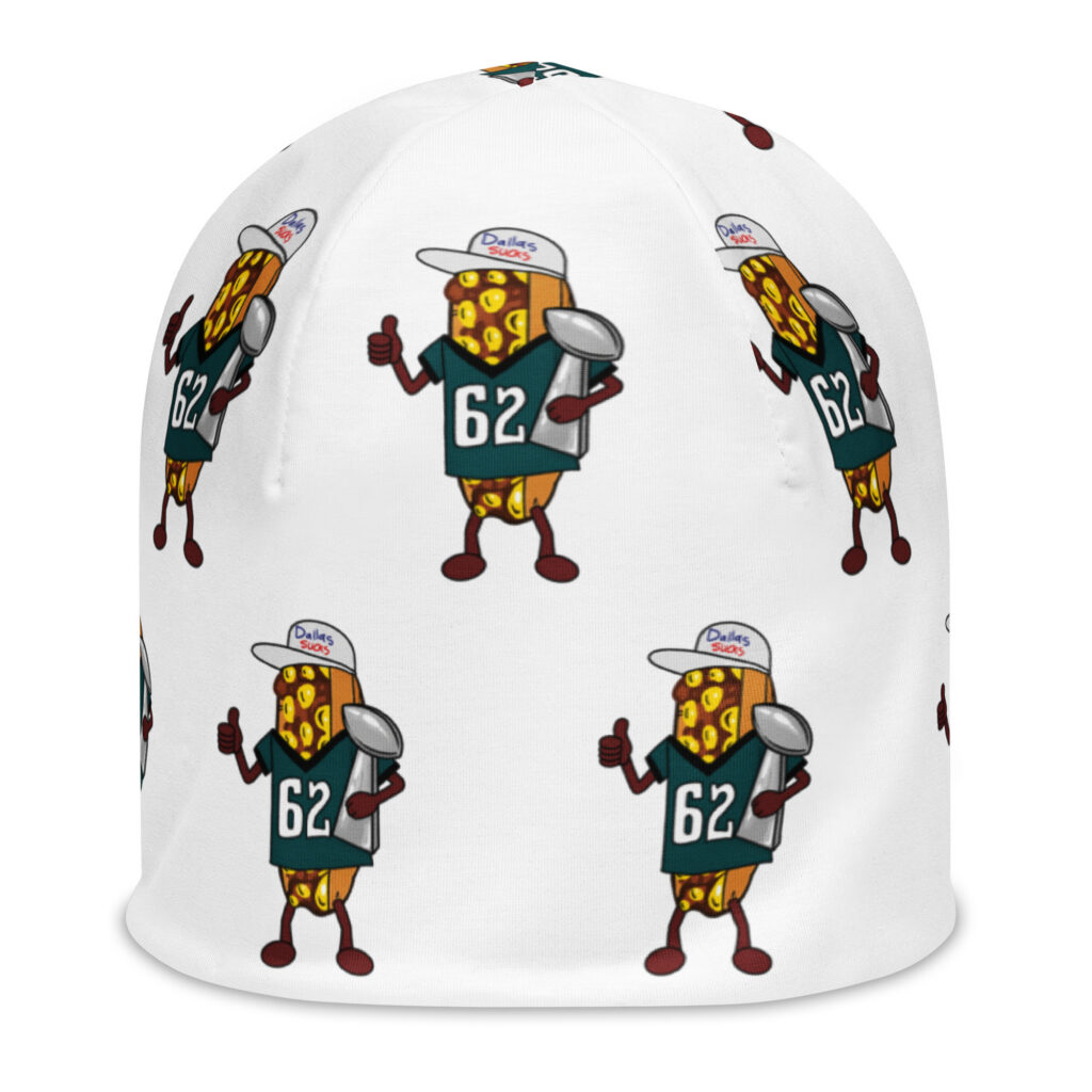 Beanie - The Cheesesteak Life - Cheesey Eagles Fan 2 - Extra Cheesey