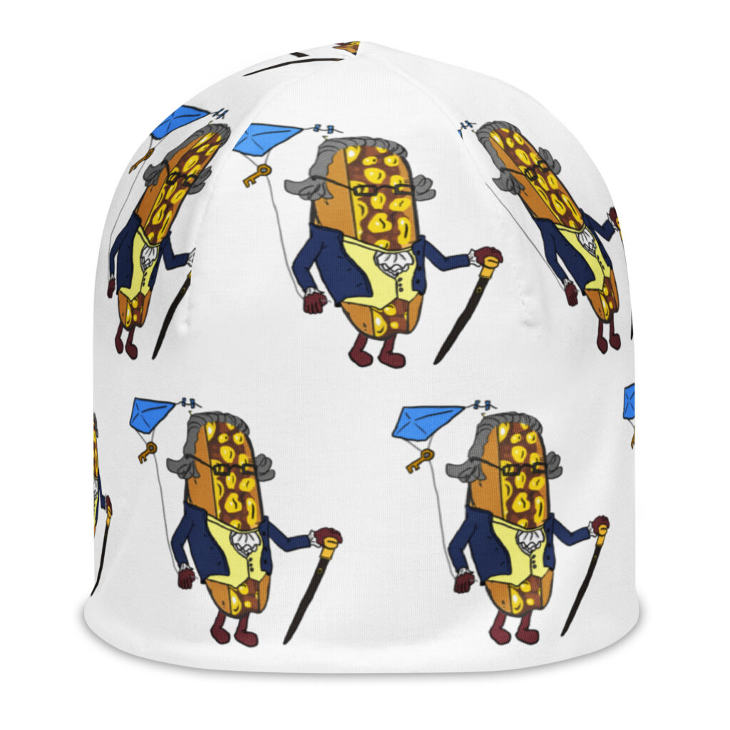 Beanie - The Cheesesteak Life - Cheesey Ben Franklin - Extra Cheesey