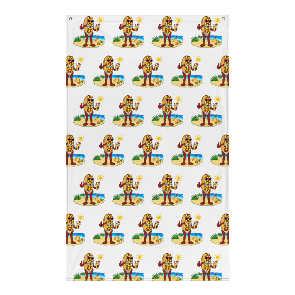 Flag - The Cheesesteak Life - Ms. Cheesey's Beach - Extra Cheesey