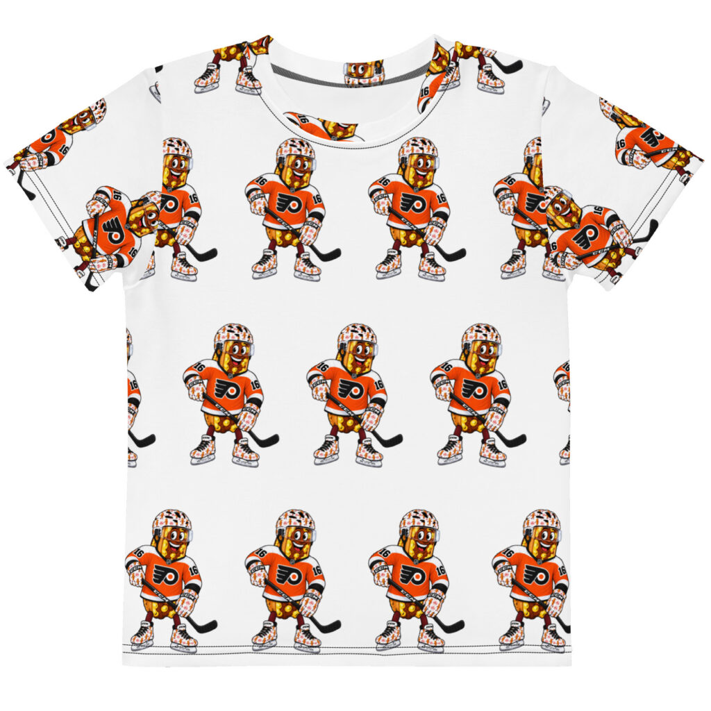 Youth (2T-7) crew neck t-shirt - The Cheesesteak Life - Cheesey Flyers Fan - Extra Cheesey