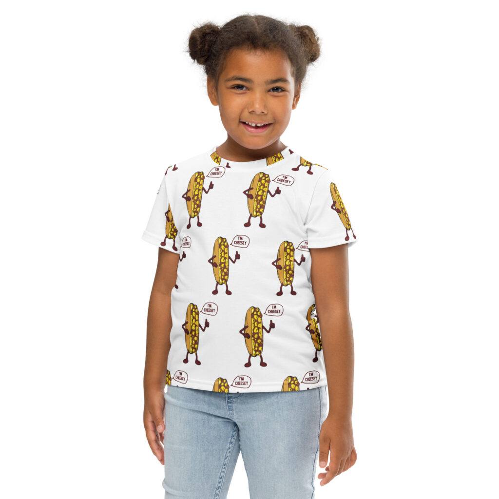 Youth (2t-7) crew neck t-shirt - The Cheesesteak Life - Mr. Cheesey - Extra Cheesey