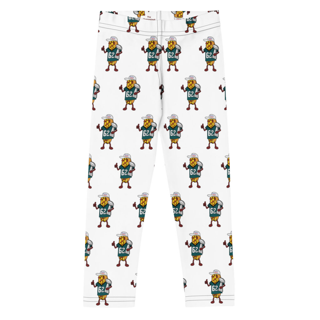 Youth (2T-7) Leggings - The Cheesesteak Life - Cheesey Eagles Fan new