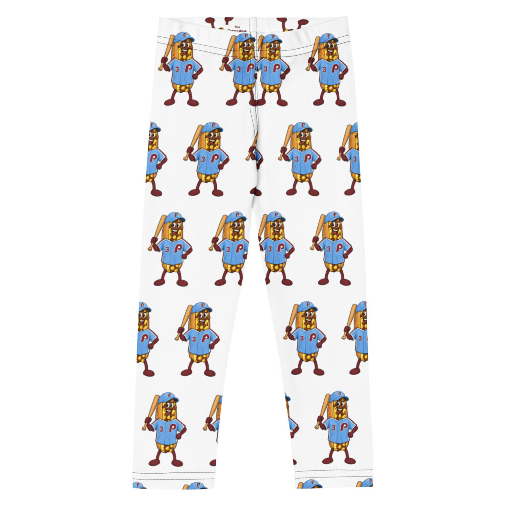 Youth (2T-7) Leggings - The Cheesesteak Life - Cheesey Phillies Fan - Extra Cheesey