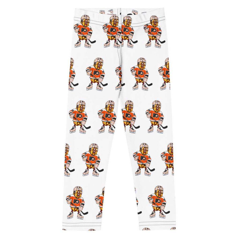 Youth (2T-7) Leggings - The Cheesesteak Life - Cheesey Flyers Fan - Extra Cheesey