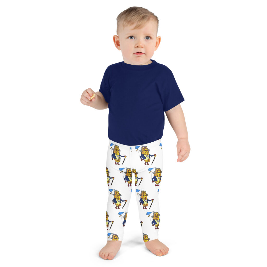 Youth (2T-7) Leggings - The Cheesesteak Life - Cheesey Ben Franklin - Extra Cheesey