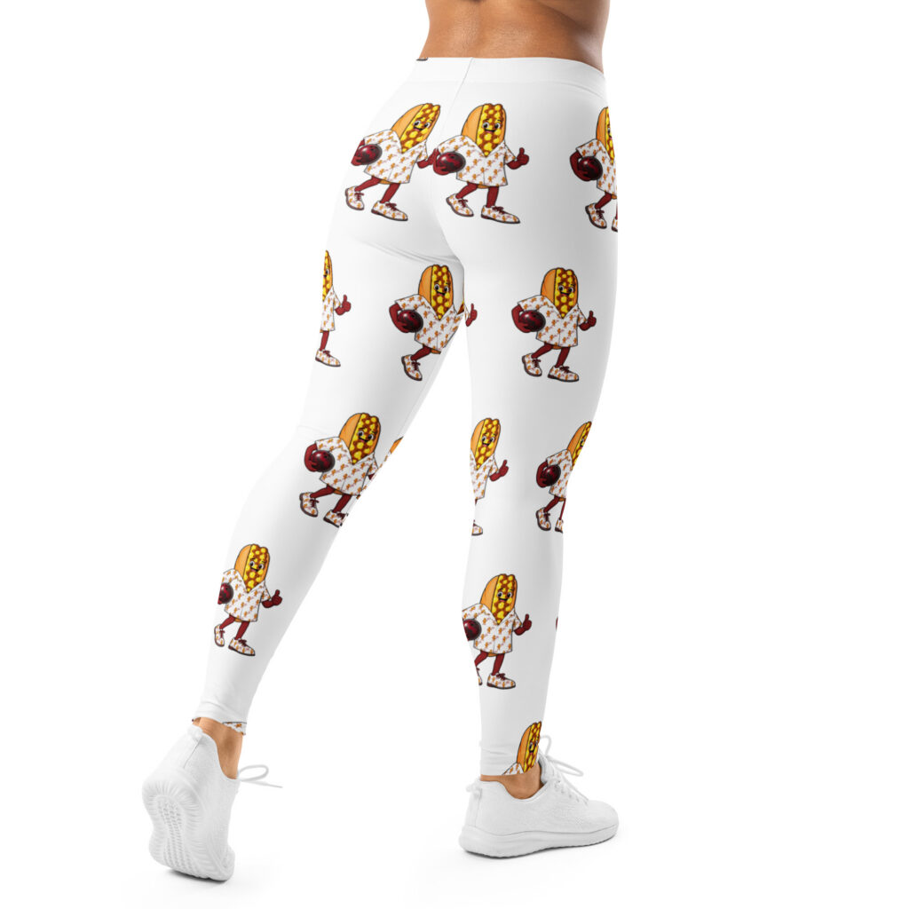 Yoga Leggings - The Cheesesteak Life - Cheesey Bowler - Extra Cheesey