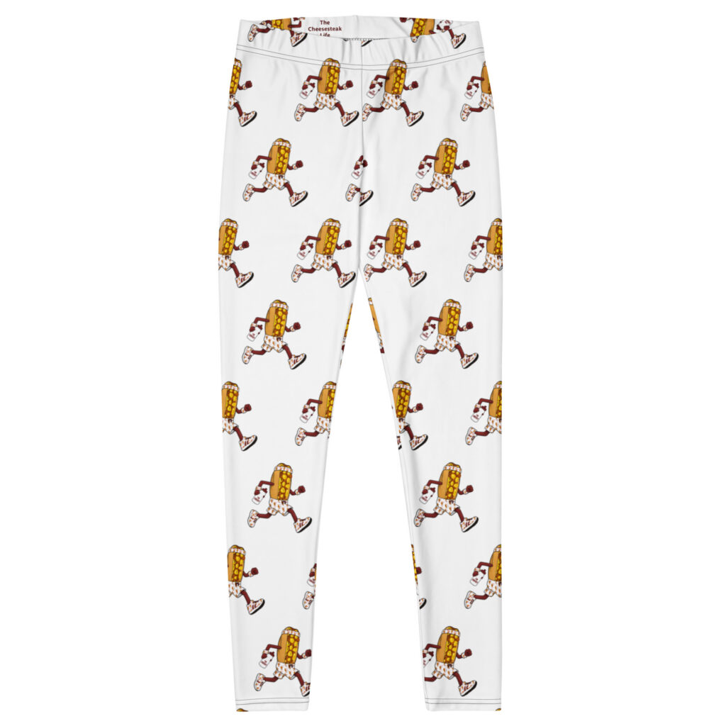 Yoga Leggings - The Cheesesteak Life - Cheesey Runner - Extra Cheesey