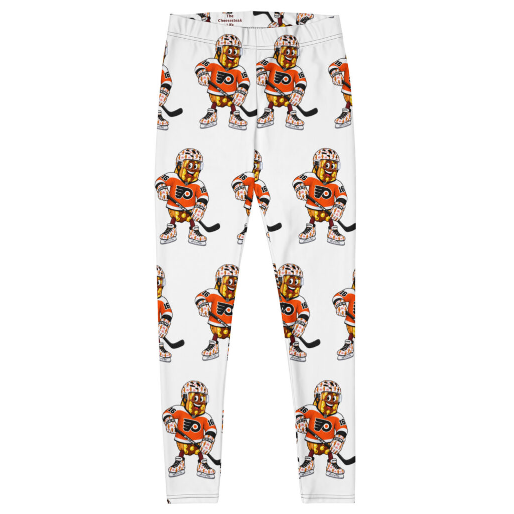 Yoga Leggings - The Cheesesteak Life - Cheesey Flyers Fan - Extra Cheesey