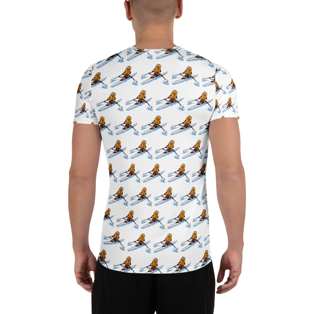 Men's athletic t-shirt - The Cheesesteak Life - Cheesey Crew - Extra Cheesey - Image 2