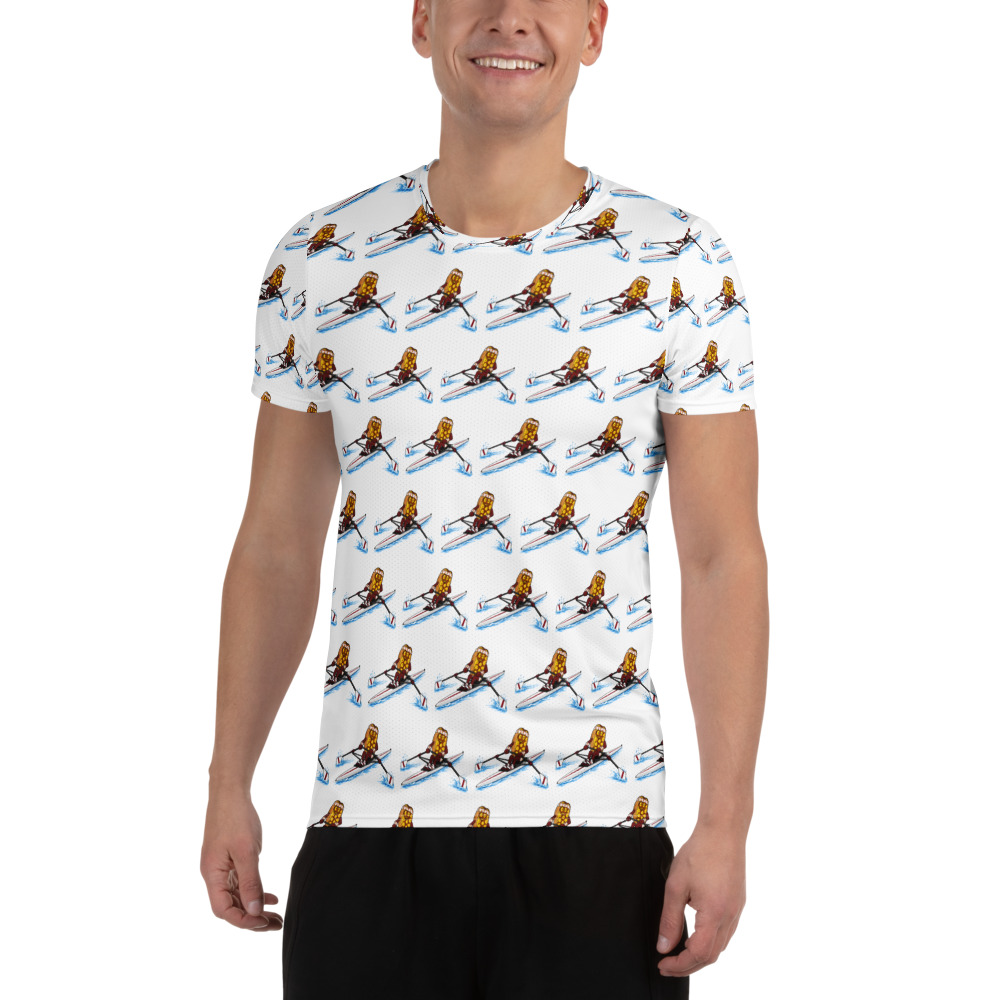 Men's athletic t-shirt - The Cheesesteak Life - Cheesey Crew - Extra Cheesey
