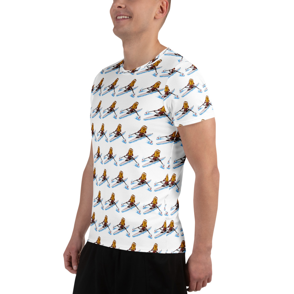 Men's athletic t-shirt - The Cheesesteak Life - Cheesey Crew - Extra Cheesey - Image 3
