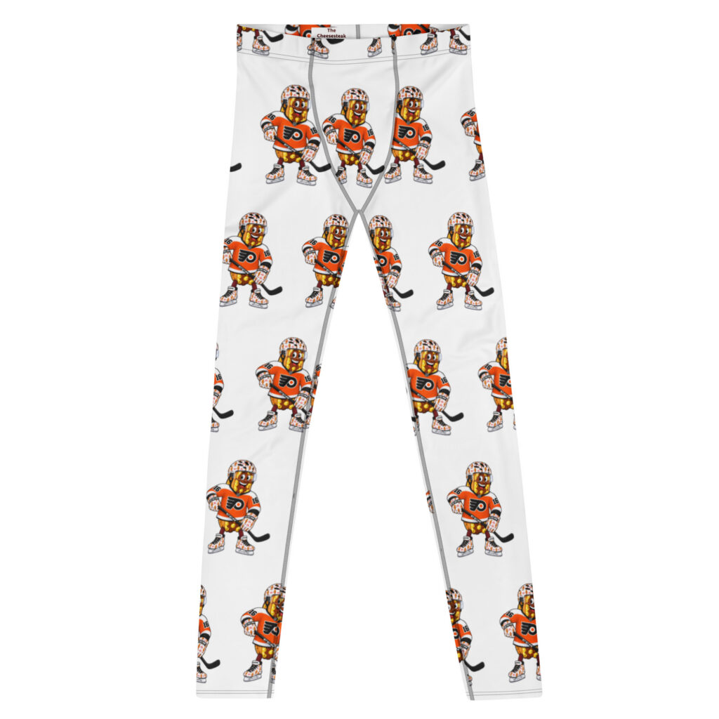 Men's Leggings - The Cheesesteak Life - Cheesey Flyers Fan - Extra Cheesey