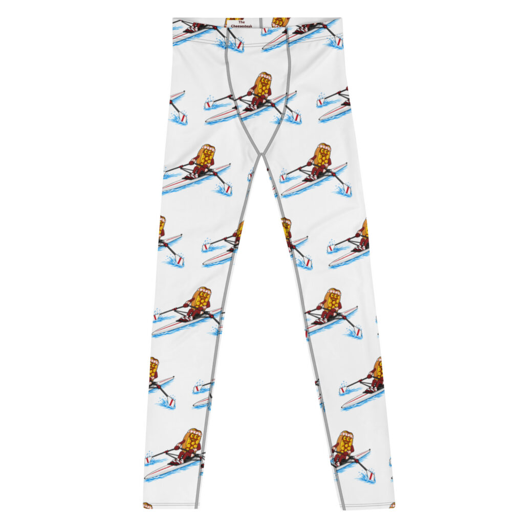 Men's Leggings - The Cheesesteak Life - Cheesey Crew - Extra Cheesey