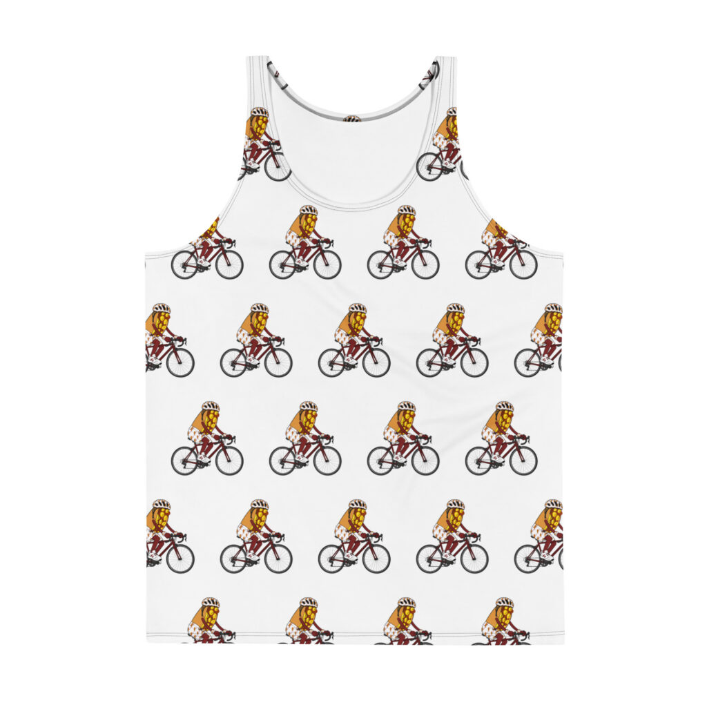Tank Top - The Cheesesteak Life - Cheesey Bicyclist - Extra Cheesey
