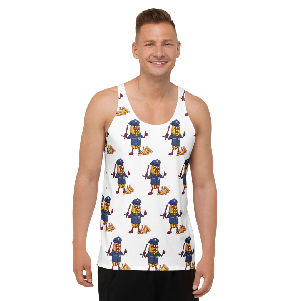 Tank Top - The Cheesesteak Life - Cheesey Police - Extra Cheesey