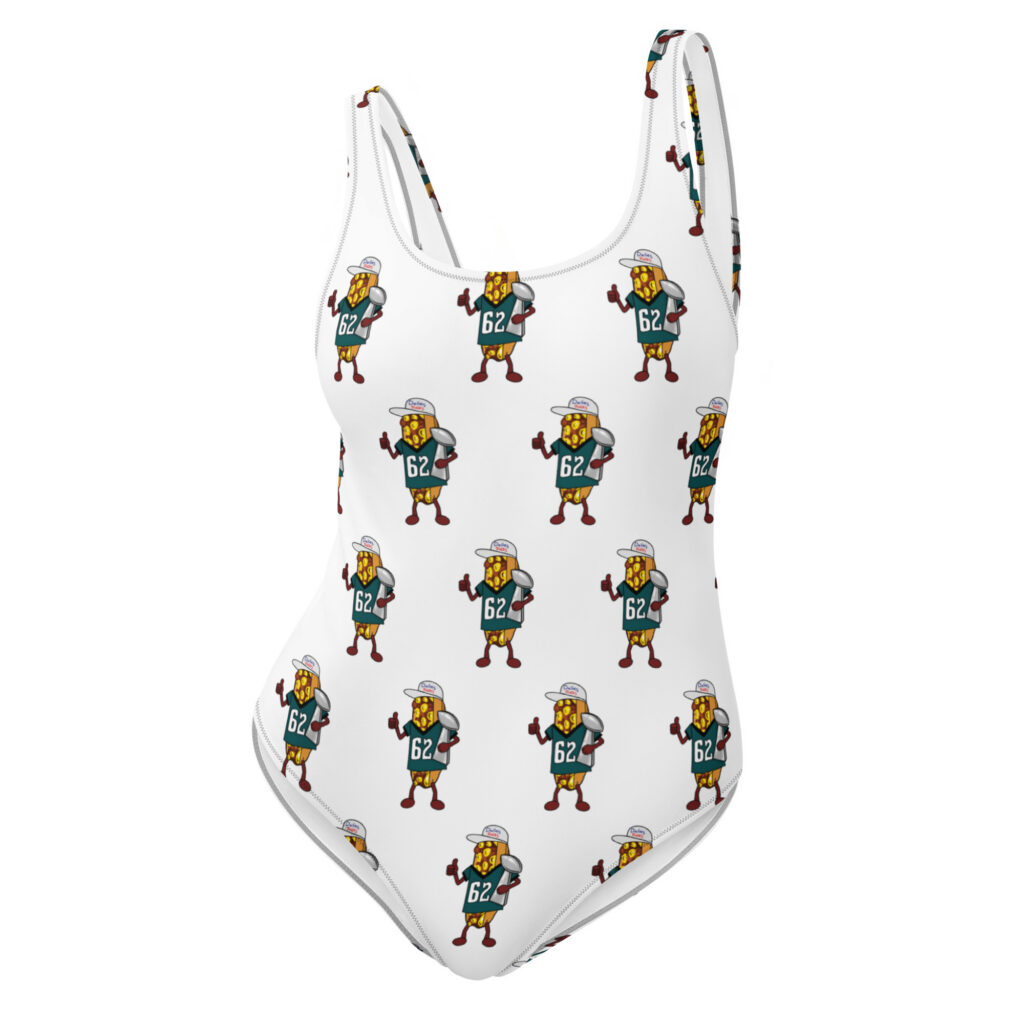 Women's One-Piece Swimsuit - The Cheesesteak Life - Cheesey Eagles Fan 2 - Extra Cheesey