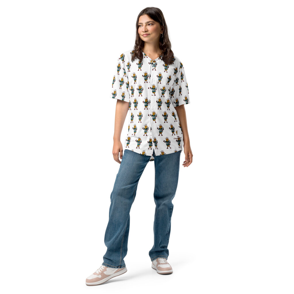 Baseball jersey - The Cheesesteak Life - Cheesey Eagles Fan new
