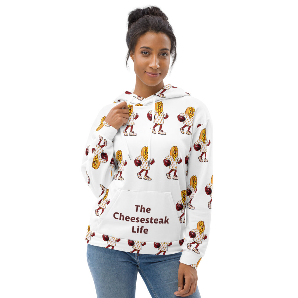 Hoodie - The Cheesesteak Life - Cheesey Bowler - Extra Cheesey