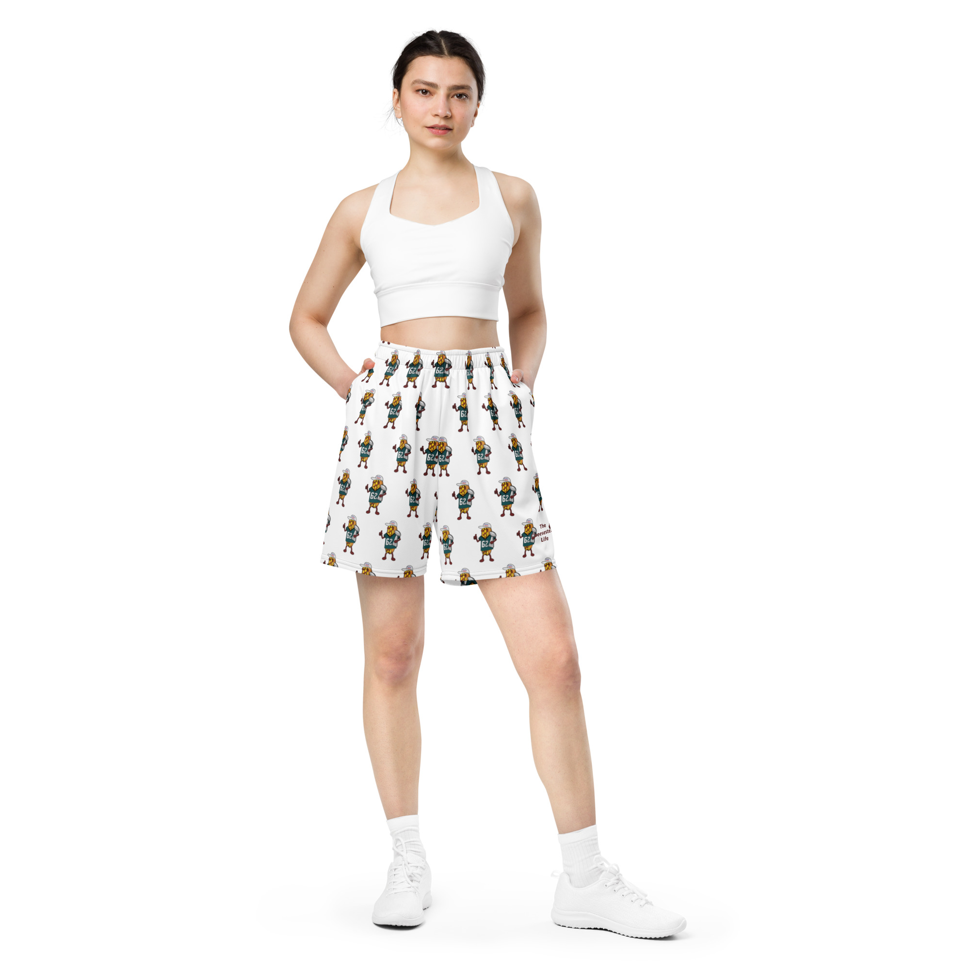 Mesh shorts - The Cheesesteak Life - Cheesey Eagles Fan 2 - Extra Cheesey - Image 5