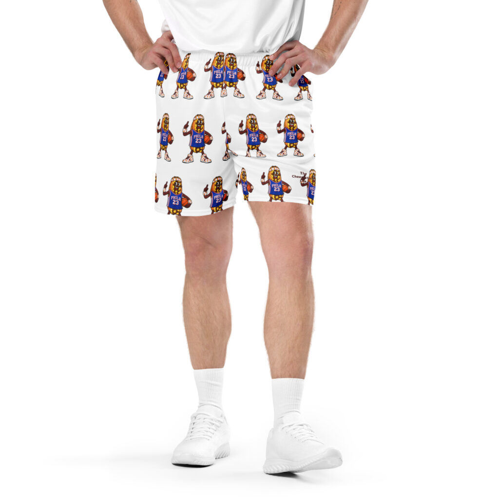 Mesh shorts - The Cheesesteak Life - Cheesey Sixers Fan - Extra Cheesey