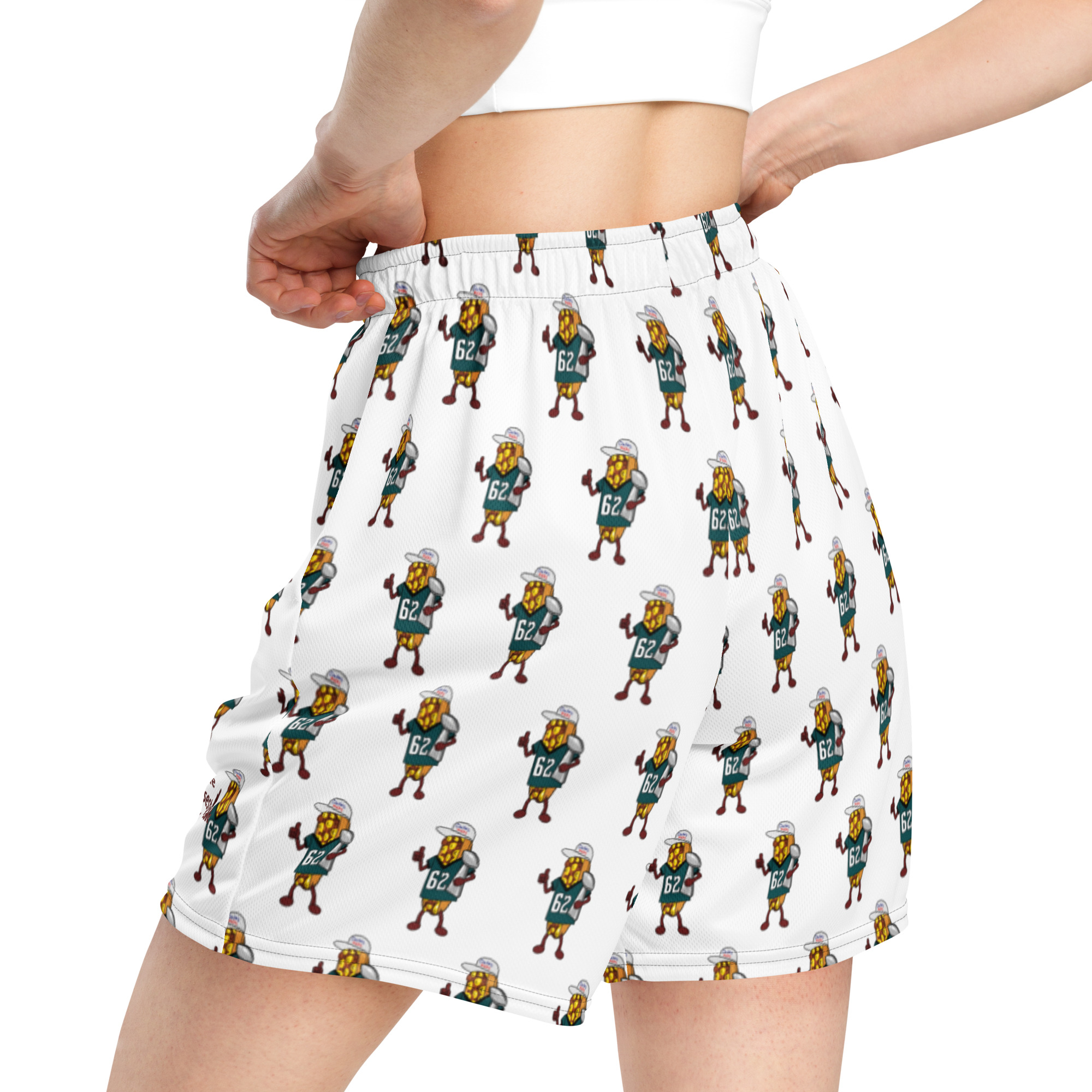 Mesh shorts - The Cheesesteak Life - Cheesey Eagles Fan 2 - Extra Cheesey - Image 4