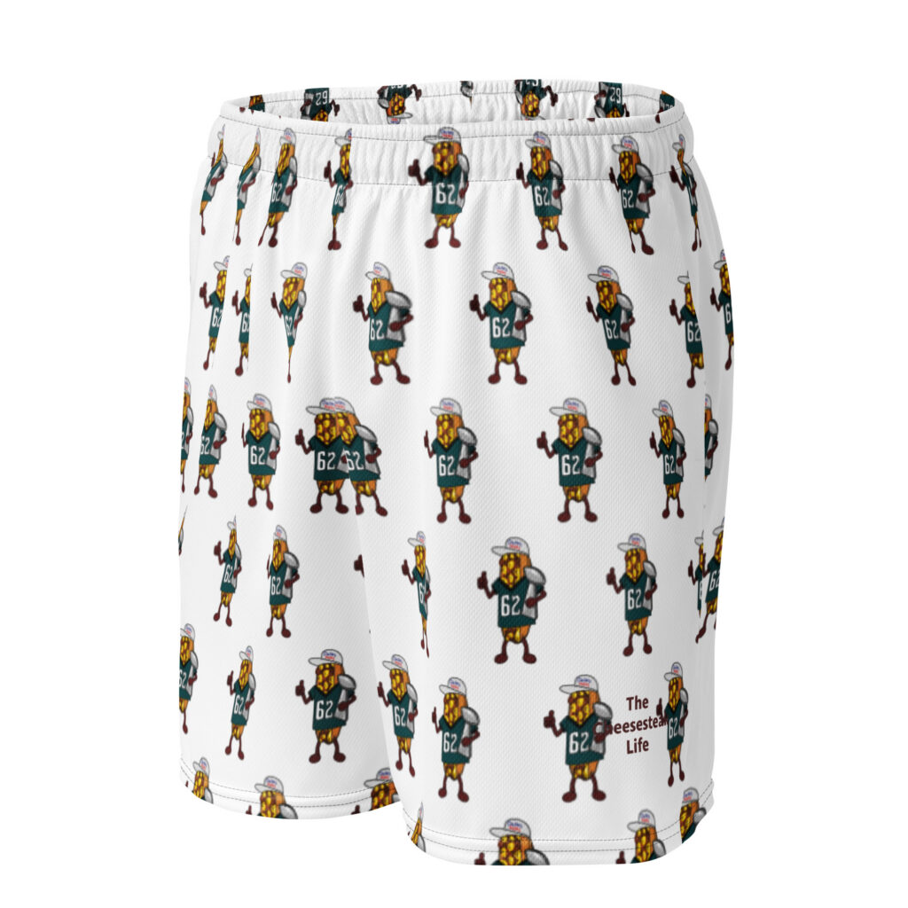 Mesh shorts - The Cheesesteak Life - Cheesey Eagles Fan 2 - Extra Cheesey
