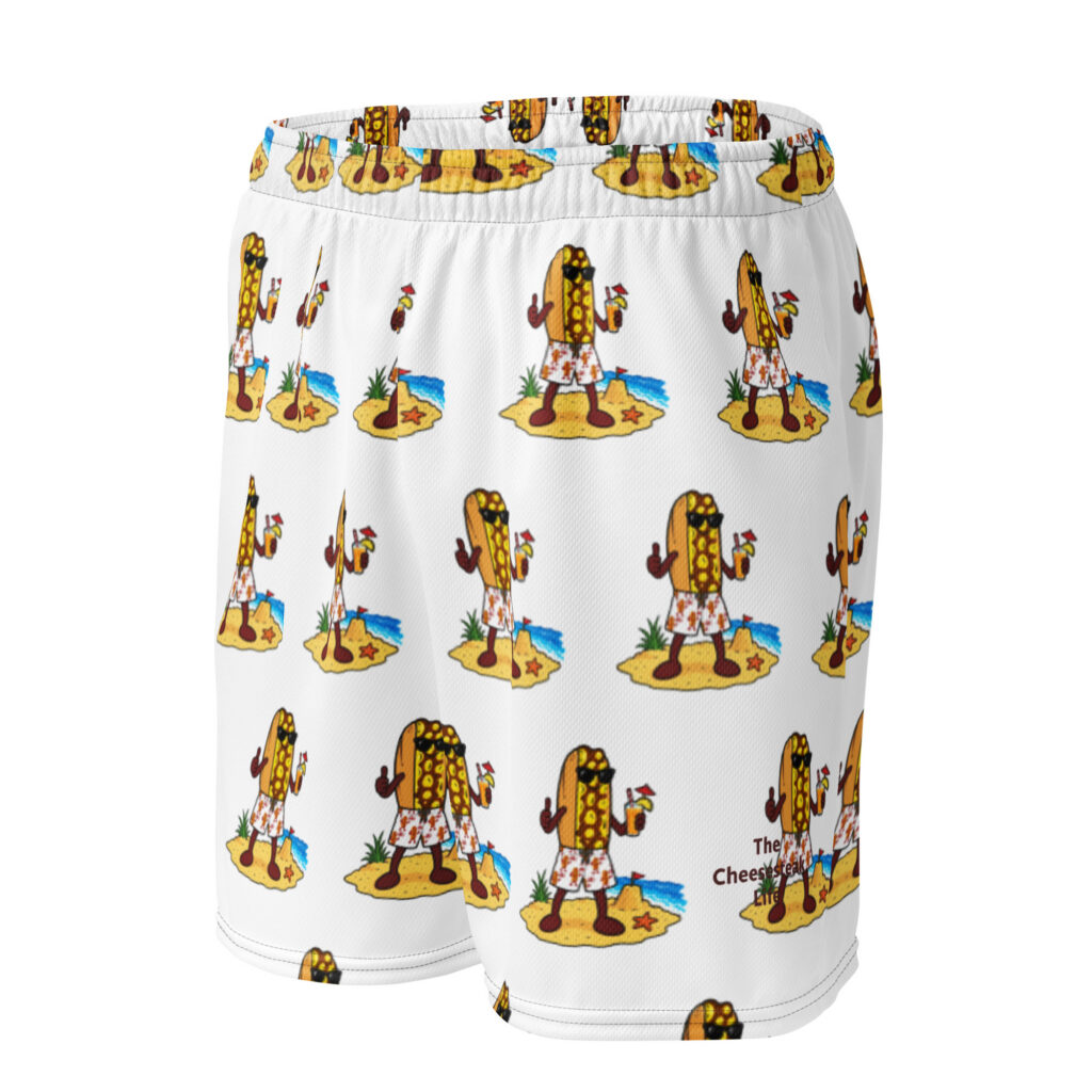 Mesh shorts - The Cheesesteak Life - Mr. Cheesey's Beach - Extra Cheesey