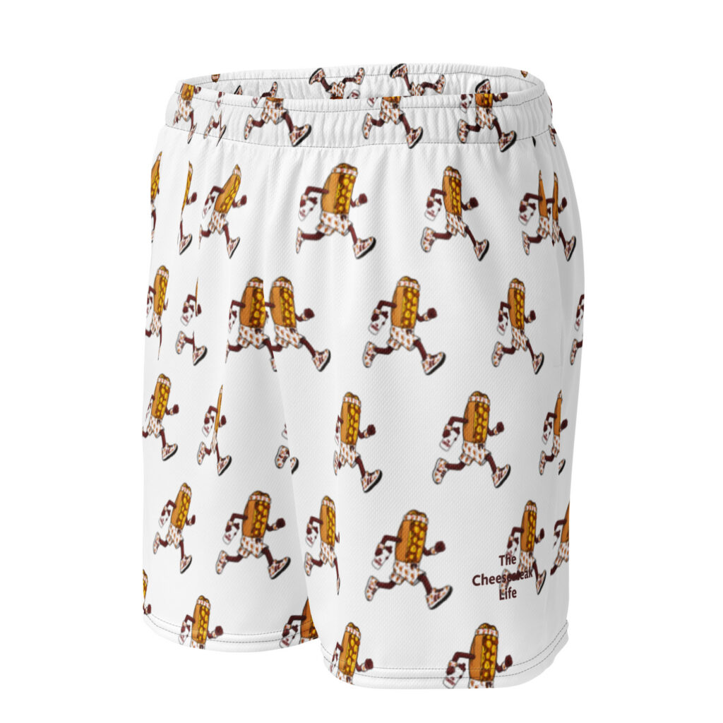 Mesh shorts - The Cheesesteak Life - Cheesey Runner - Extra Cheesey