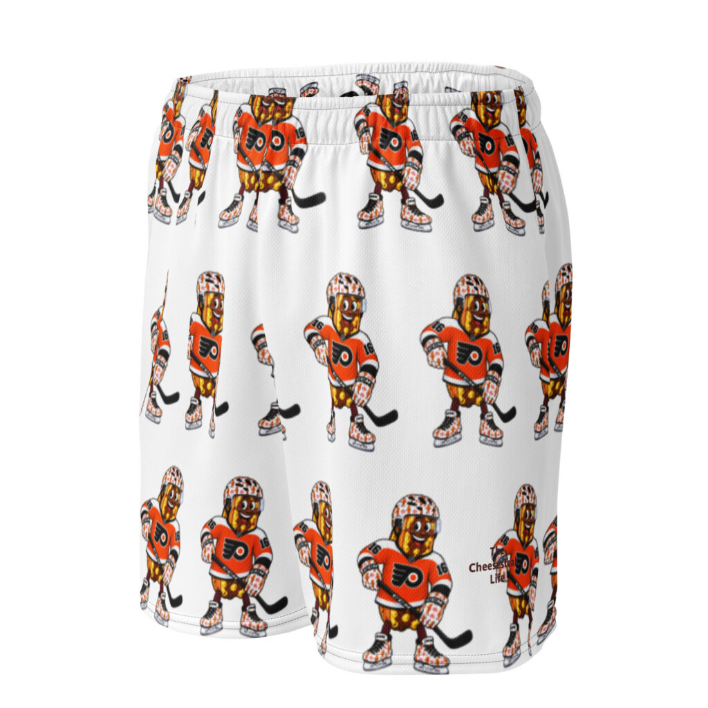 Mesh shorts - The Cheesesteak Life - Cheesey Flyers Fan - Extra Cheesey