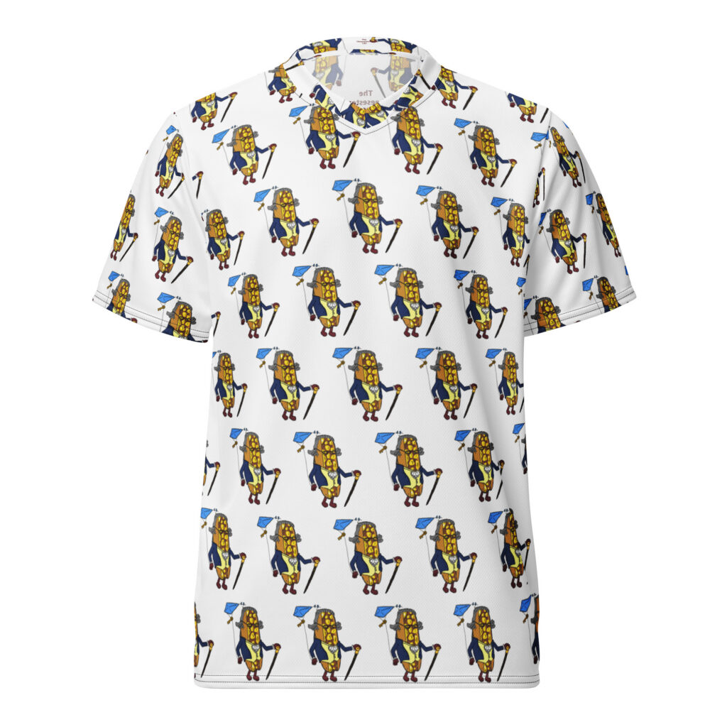 Recycled sports jersey - The Cheesesteak Life - Cheesey Ben Franklin - Extra Cheesey