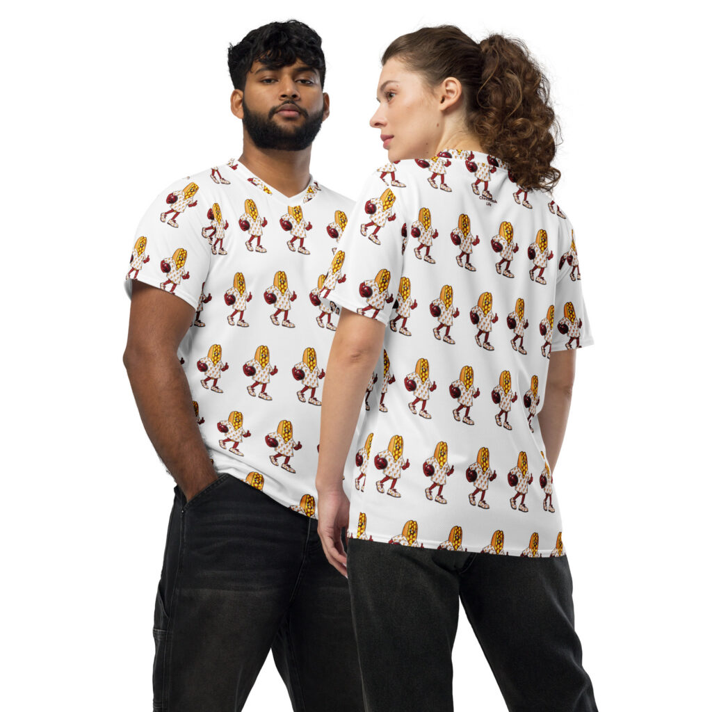 Recycled sports jersey - The Cheesesteak Life - Cheesey Bowler - Extra Cheesey