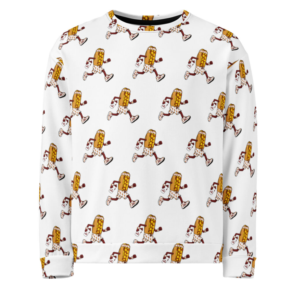 Sweatshirt - The Cheesesteak Life - Cheesey Runner - Extra Cheesey