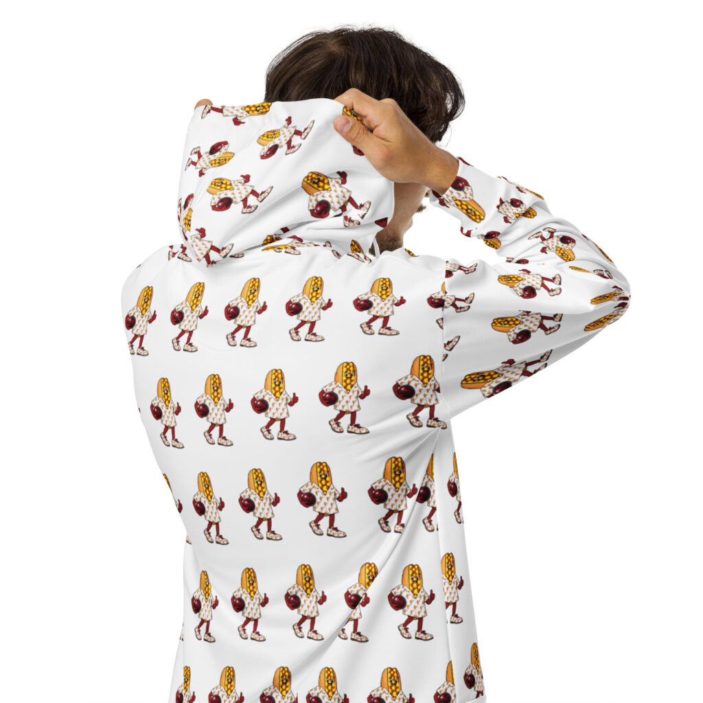 Zip hoodie - The Cheesesteak Life - Cheesey Bowler - Extra Cheesey