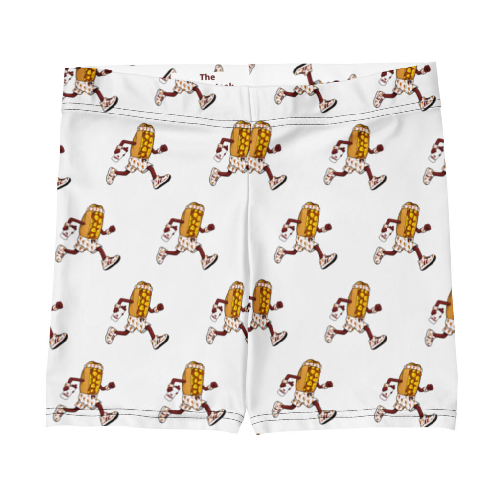 Yoga Shorts - The Cheesesteak Life - Cheesey Runner - Extra Cheesey