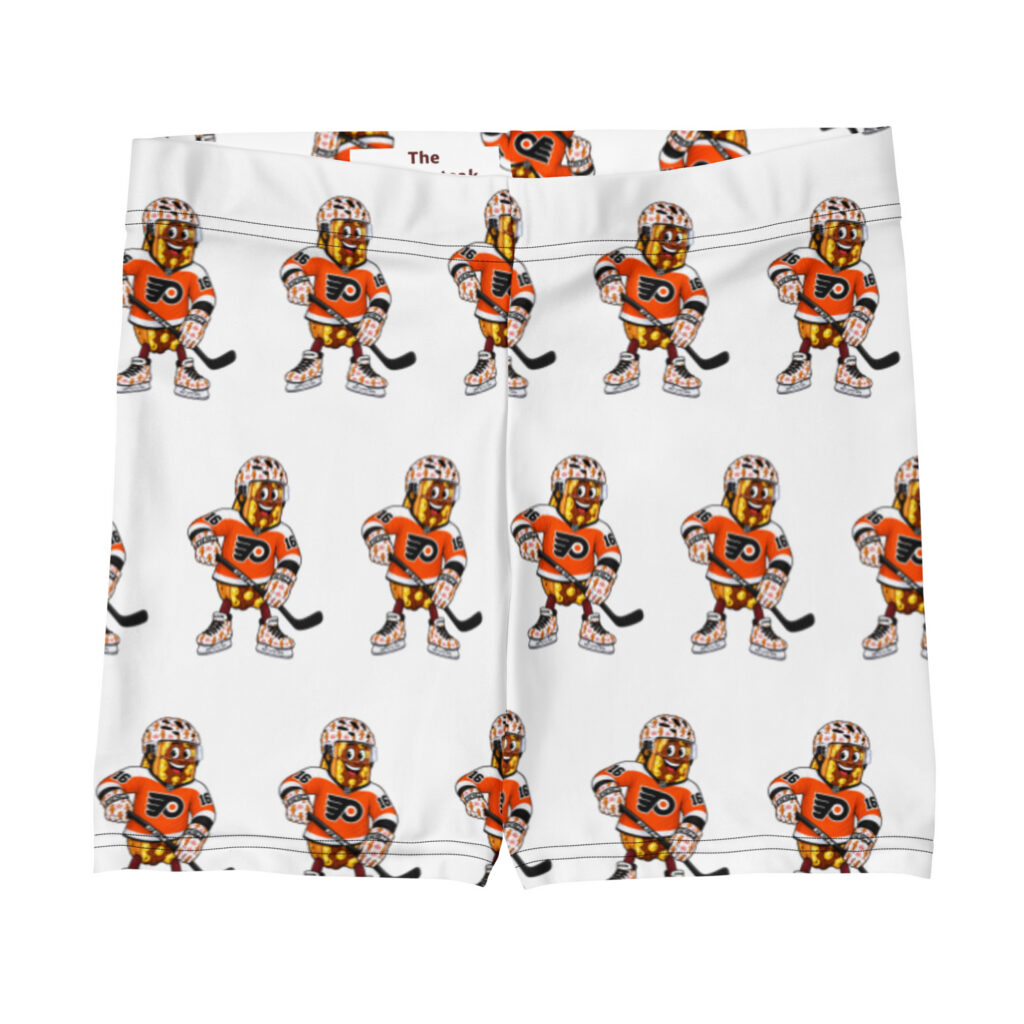 Yoga Shorts - The Cheesesteak Life - Cheesey Flyers Fan - Extra Cheesey