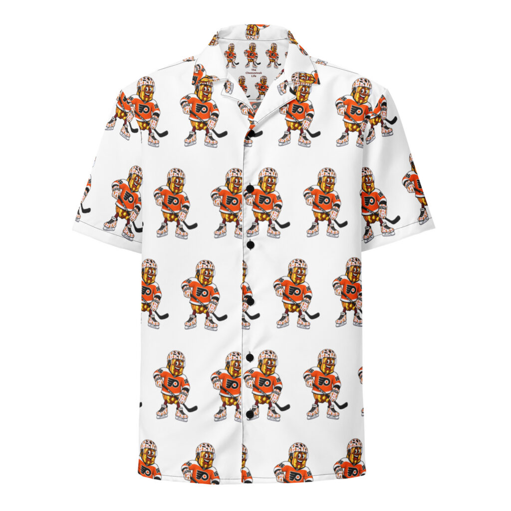 Button shirt - The Cheesesteak Life - Cheesey Flyers Fan - Extra Cheesey