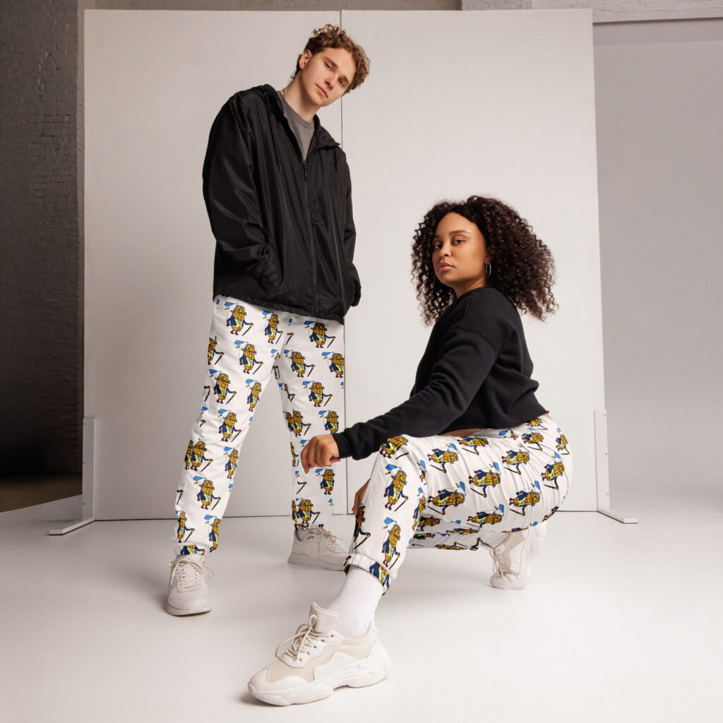 Track pants - The Cheesesteak Life - Cheesey Ben Franklin - Extra Cheesey